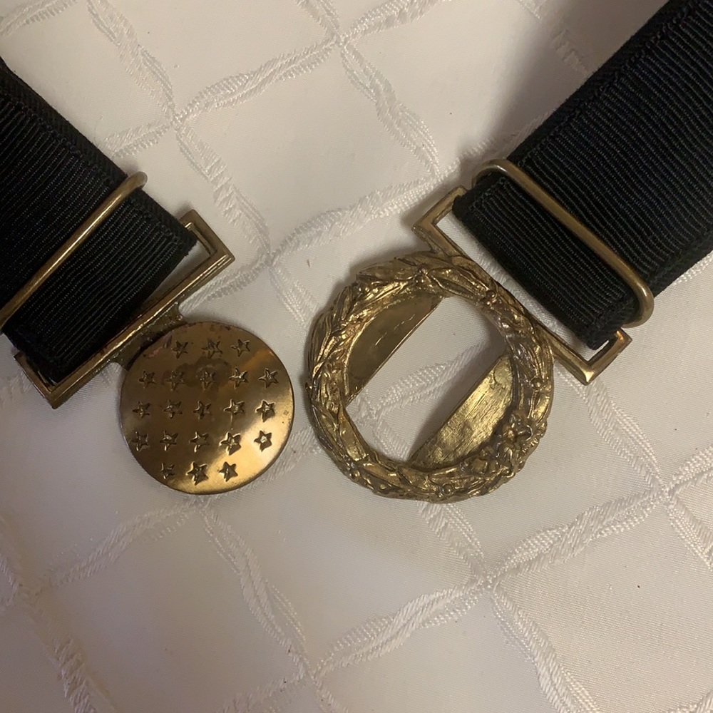 Elegant Black and Gold Women's Belt • Paula Cahen D’ Anver - Picture 6 of 8